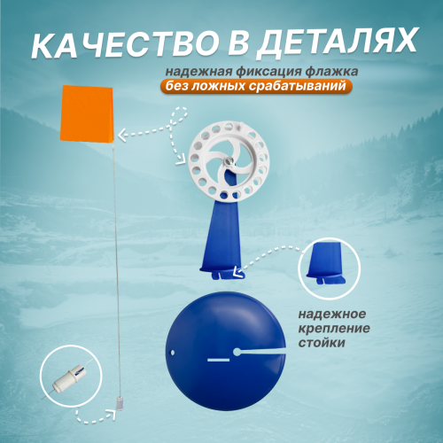 Жерлицы оснащенные 10 шт. с сумкой.