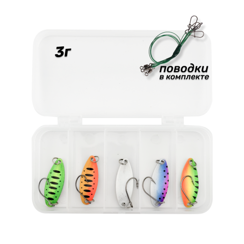 Набор блесен форель 5 шт