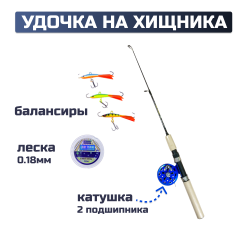Зимняя удочка+балансиры ПРОФИ