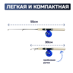 Зимняя удочка+балансиры ПРОФИ